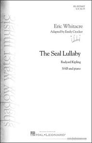 The Seal Lullaby SAB choral sheet music cover